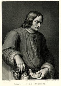 Lorenzo de Medici, 1884-90 (fototipo) da German School