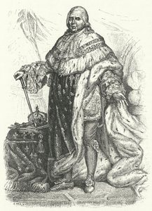 Luigi XVIII, Re di Francia (incisione)