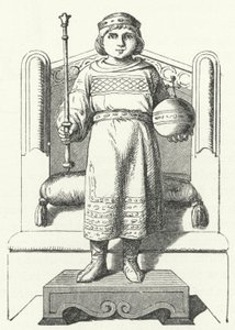 Ludovico il Fanciullo, ultimo re carolingio della Francia orientale da German School