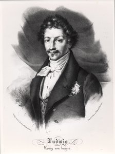 Ludovico I di Baviera (25 ago 1786 - 29 feb 1868) da German School