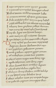 Manoscritto scritto da Hrotswitha di Gandersheim che descrive la fuga della Regina Adelaide da German School