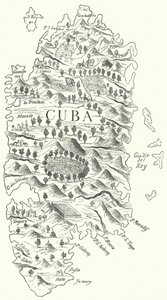 Mappa di Cuba