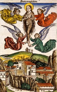 Maria Maddalena da Liber Chronicarum di Hartmann Schedel, 1493 da German School