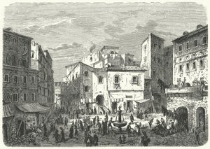 Mercato nel ghetto romano da German School