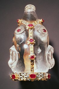 Testa di martora (cristallo di rocca) da German School