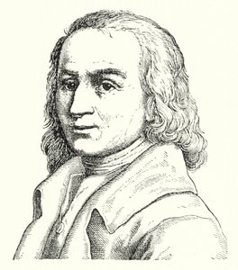 Matthias Claudius, poeta e giornalista tedesco (incisione) da German School