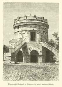 Mausoleo di Teodorico il Grande, Re degli Ostrogoti, Ravenna, Italia da German School