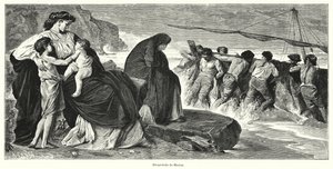 Addio di Medea: scena dalla tragedia greca antica Medea di Euripide, basata sulla leggenda di Medea e Giasone da German School