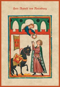 Libro di canzoni medievali (pergamena) da German School