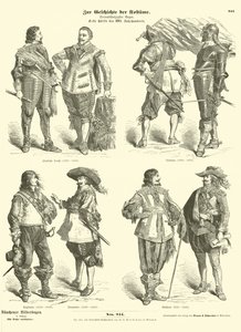Costumi maschili della prima metà del XVII secolo da German School