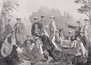 Mensuren o Membri Studenti della Società di Duello in Gita