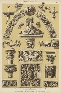 Medioevo, architettura ornamentale e scultura da German School