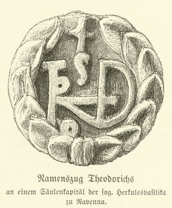 Monogramma di Teodorico il Grande, Re degli Ostrogoti