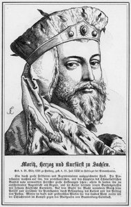 Morik, Duca ed Elettore di Sassonia da German School