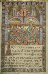 Ms. Czart. 1207, IV, fol.V v. Adorazione dei Magi, dall