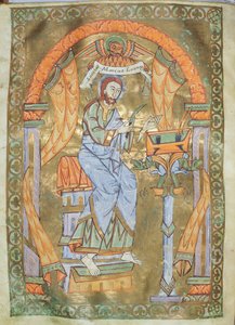 Ms Czart 1207 IV fol 76v San Marco Evangelista, dall