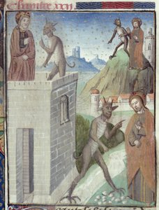 Le Tre Scene della Tentazione, da Vita Christi, di Ludolf di Sassonia, c.1300-7778 da German School