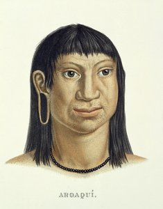 Uomo nativo della tribù Aroaqui, dall