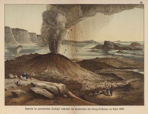 Nea Kameni, isola vulcanica nella caldera dell
