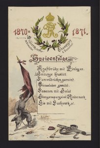 Banchetti di Capodanno tenuti dagli occupanti tedeschi a Villiers e Champigny, Parigi, 30 dicembre 1870 e 2 gennaio 1871