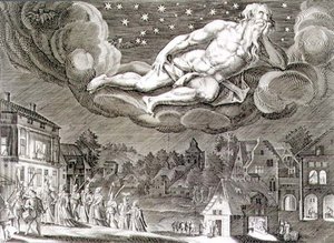 Notte, inciso da Paul Furst (c.1605-66) (incisione) da German School