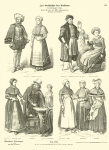 Costumi norvegesi e danesi, inizio XVII secolo da German School