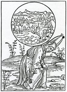 Della grande e costosa curiosità degli uomini, illustrazione dalla traduzione inglese di Alexander Barclay di 