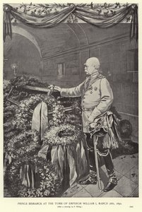 Otto von Bismarck alla tomba dell