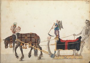 Slitta da parata in parata, c.1640 da German School