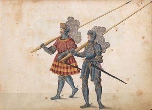 Parata per un torneo, c.1640 da German School