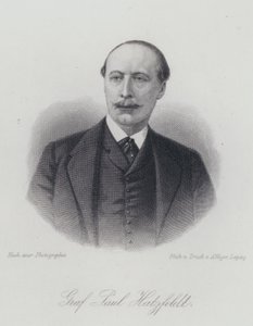 Paul von Hatzfeldt, diplomatico e politico tedesco (incisione)