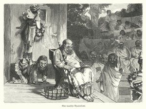 Rappresentazione di una commedia in un teatro dell