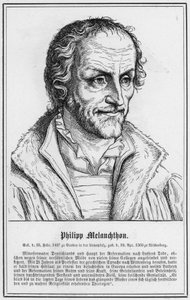 Philipp Melanchthon (incisione) da German School