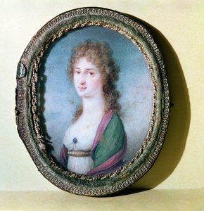 Miniatura di ritratto della contessa Marie Erdody (1779-1837)