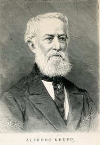 Ritratto di Alfred KRUPP (1812-1887), industriale siderurgico tedesco da German School