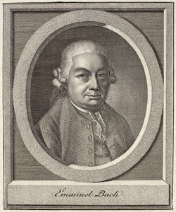 Ritratto di Carl Philipp Emanuel Bach (1714-88) da German School