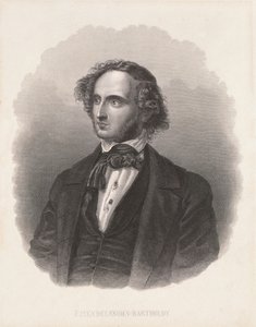 Ritratto di Felix Mendelssohn da German School