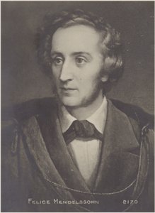 Ritratto di Felix Mendelssohn da German School