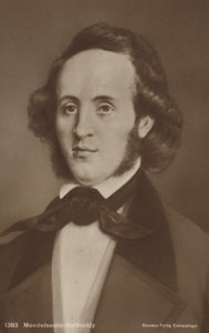 Ritratto di Felix Mendelssohn da German School