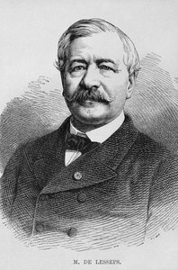 Ritratto di Ferdinand Marie de Lesseps (1805-94), da L