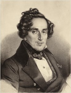Ritratto di Giacomo Meyerbeer da German School