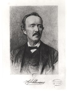 Ritratto di Heinrich Schliemann da German School