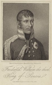 Ritratto di Re Federico Guglielmo III di Prussia da German School