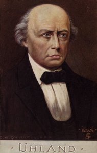 Ritratto di Ludwig Uhland da German School