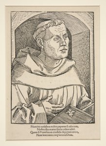 Ritratto di Martin Lutero da German School