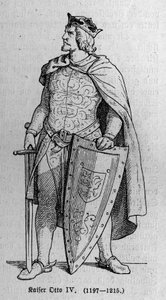 Ritratto di Ottone di Brunswick (1174/1182-1218), Imperatore Romano Germanico e Re d