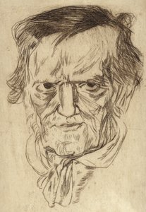 Ritratto di Richard Wagner da German School