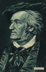 Ritratto di Richard Wagner da German School