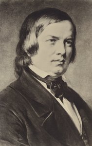 Ritratto di Robert Schumann da German School