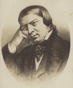 Ritratto di Robert Schumann da German School